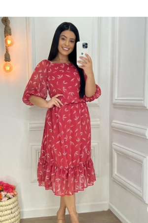 VESTIDO MID SHIFON