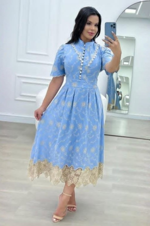 Vestido Midi Lesy Bordado – Bordado